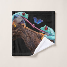 Toalha De Rosto sapos amarrados à língua