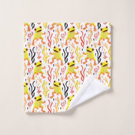 Toalha De Rosto Sapos Reproduzíveis