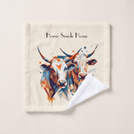 Toalha De Rosto Scandi Farmhouse Cattle, costume