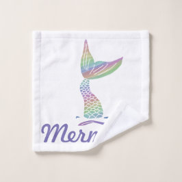 Toalha De Rosto Sereia