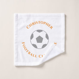 Toalha De Rosto Seu Nome Mais O Nome Do Clube De Futebol Lava O Vé
