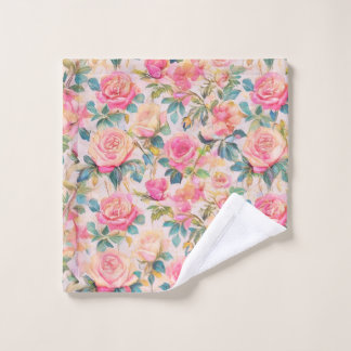 Toalha De Rosto Shabby Rose Washcloth