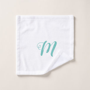 Toalha De Rosto simples folhas personalizadas azul roxo preto adic