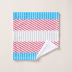 Toalha De Rosto Sinalizador do Abstrato Transgender Pride Stripe F