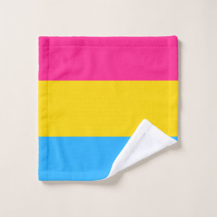 Toalha De Rosto Sinalizador do Orgulho Pansexual