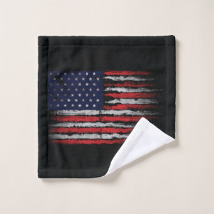 Toalha De Rosto Sinalizador Grunge U.S.A