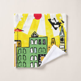 TOALHA DE ROSTO SOL NA CIDADE