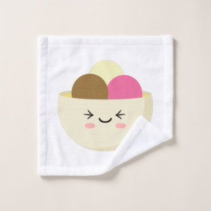 Toalha De Rosto Sorvete Kawaii