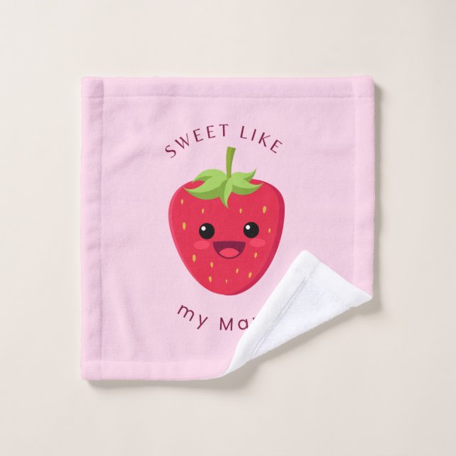 Toalha De Rosto Strawberry Wash Cloth (Pano de lavar)