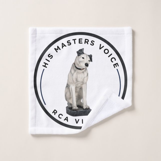 Toalha De Rosto Sua Voz do Mestre RCA Victor (Pano de lavar)