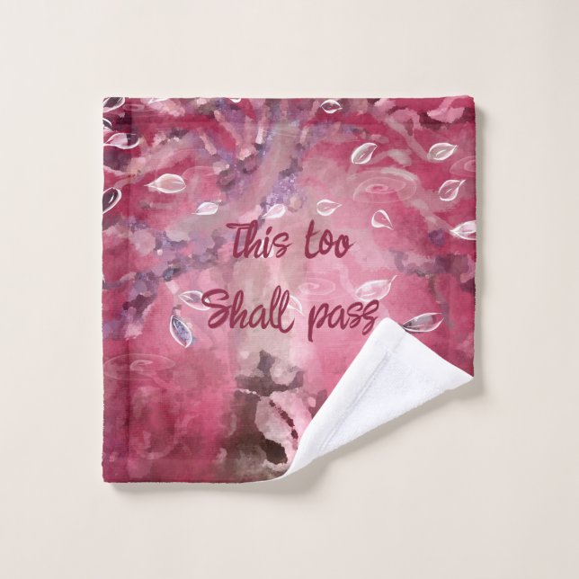 Toalha De Rosto Também Este Fato Deve Passar A Abstrato (Pano de lavar)