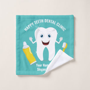 Toalha De Rosto Texto personalizado Lixo dentário