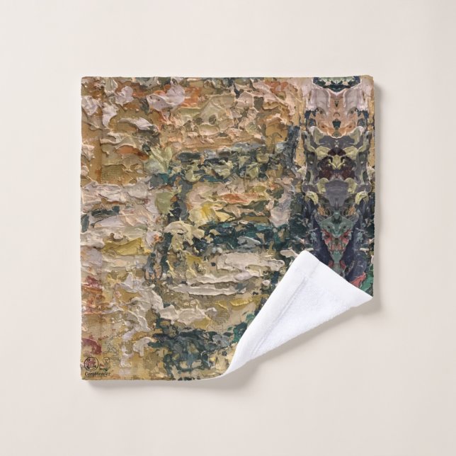 Toalha De Rosto Textura #1 de obra Amanecer (Pano de lavar)