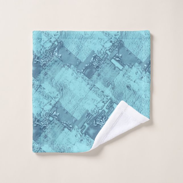 Toalha De Rosto Textura, água e gelo. (Pano de lavar)
