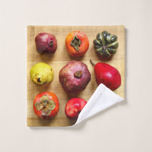Toalha De Rosto Tic-tac-toe da fruta