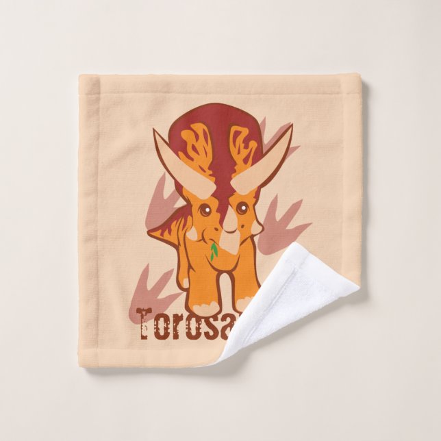Toalha De Rosto Torozaurinho Fofo (Pano de lavar)