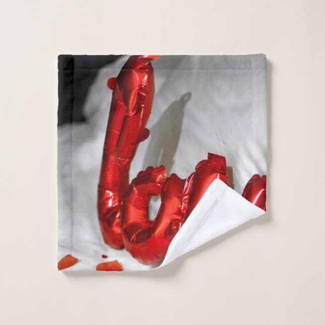 TOALHA DE ROSTO TRAVESSEIRO AMOR (Pano de lavar)