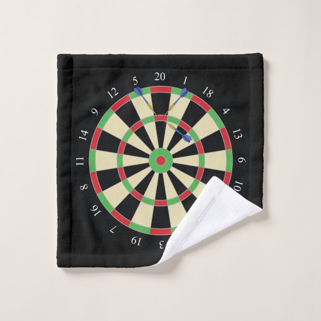 Toalha De Rosto Treble Top 180 Dartboard Darts Player (Pano de lavar)