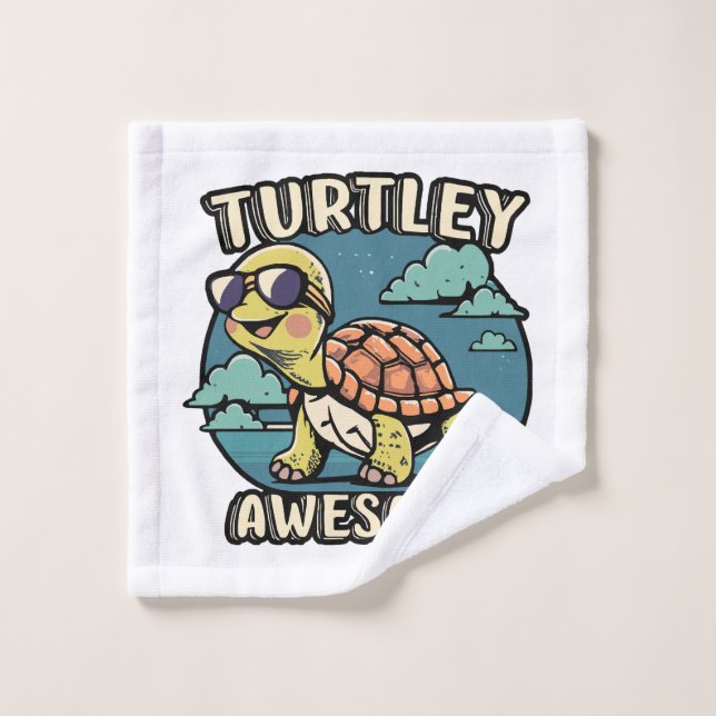 Toalha De Rosto Turtley Incrível  (Pano de lavar)