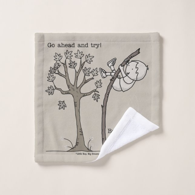 Toalha De Rosto Vá em frente e tente (Pano de lavar)