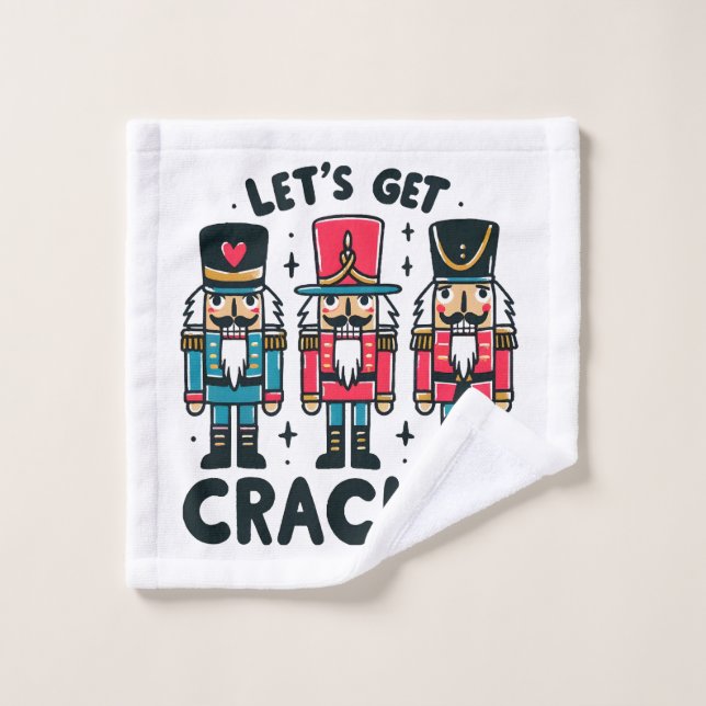 Toalha De Rosto Vamos Crackin (Pano de lavar)