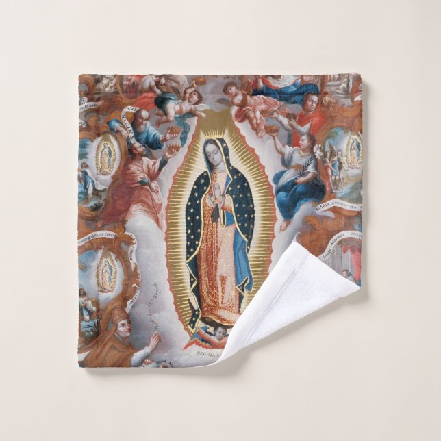Toalha De Rosto Vestuário de arte "Virgem de Guadalupe" (Pano de lavar)