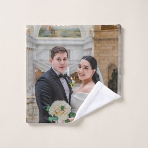 Toalha De Rosto Vestuário personalizado de casamento ou aniversári