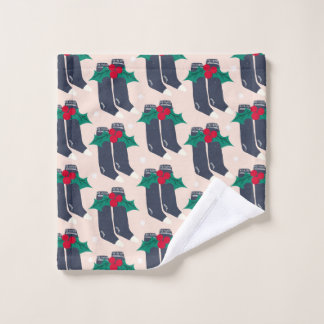 Toalha De Rosto Vintage Christmas Wall Art