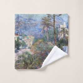 Toalha De Rosto Vintage Claude Monet Villas em Bordighera