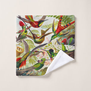 Toalha De Rosto Vintage Hummingbird por Ernst Haeckel