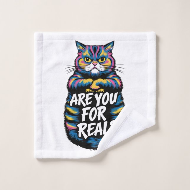 Toalha De Rosto Você É Um Gato Muito Engraçado. (Pano de lavar)