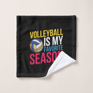 Toalha De Rosto Volleyball Is My Favorite Season