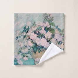 Toalha De Rosto White Roses-1890-Vincent van Gogh