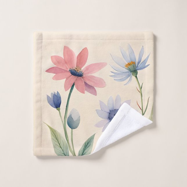 Toalha De Rosto Wild Flowers Caress  (Pano de lavar)