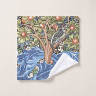 Toalha De Rosto William Morris Woodpecker Tapeçaria Vintage Floral
