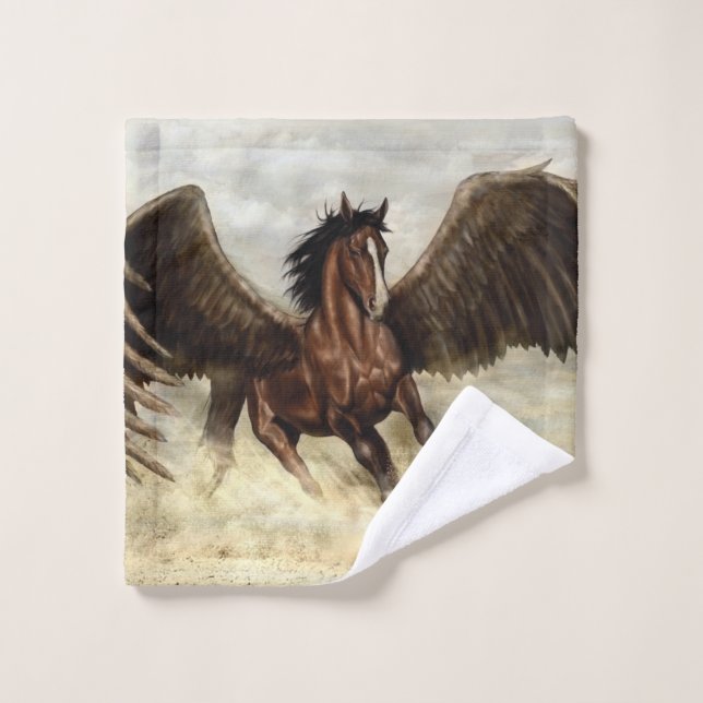 Toalha De Rosto Winged Pegasus   (Pano de lavar)