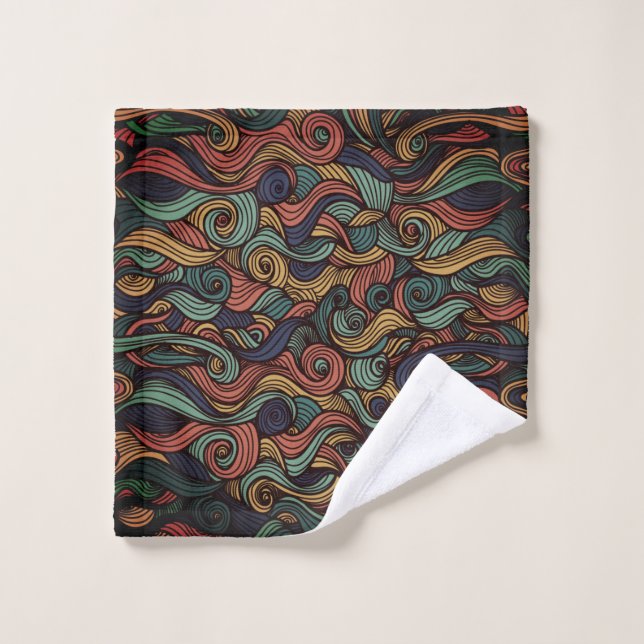 Toalha De Rosto Wool Topped paisley (Pano de lavar)