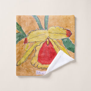 Toalha De Rosto Xarope com design de fundo abstrato