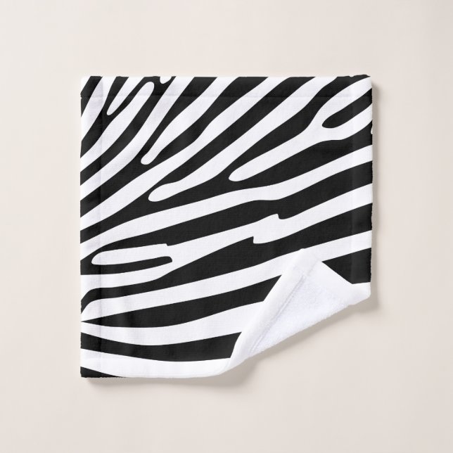 Toalha De Rosto Zebra Animalprint (Pano de lavar)