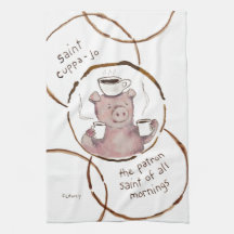 Toalha de Saint Cuppa Jo Absurdi-tea