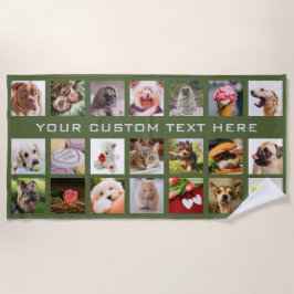 Toalha de SUA praia feita sob encomenda das FOTOS