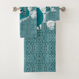 Toalha de vintagem romântica