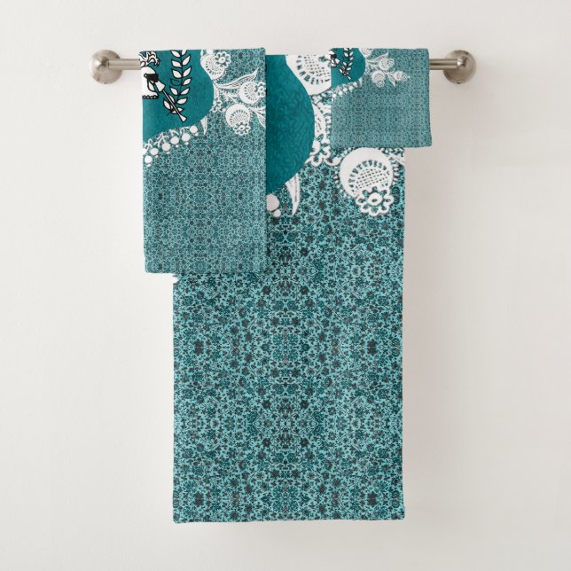 Toalha de vintagem romântica (Insitu)