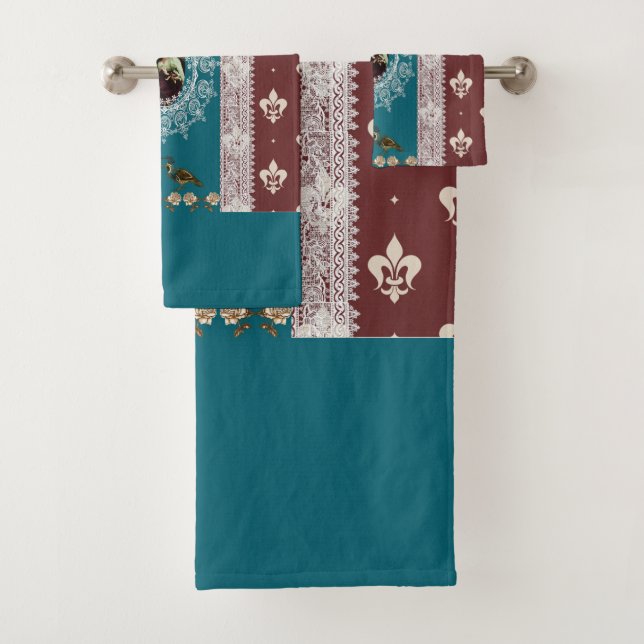 Toalha de vintagem romântica (Insitu)