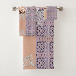 Toalha de vintagem romântica