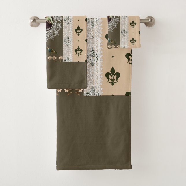 Toalha de vintagem romântica (Insitu)