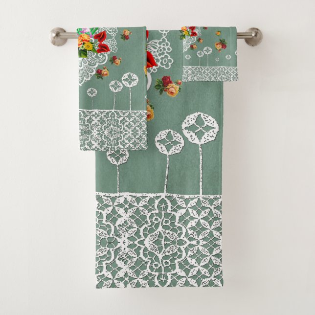 Toalha de vintagem romântica (Insitu)