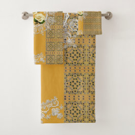 Toalha de vintagem romântica