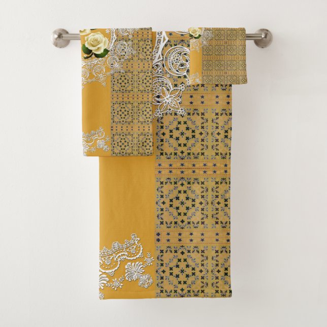 Toalha de vintagem romântica (Insitu)