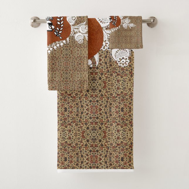 Toalha de vintagem romântica (Insitu)